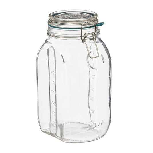Pot en verre de 2 L