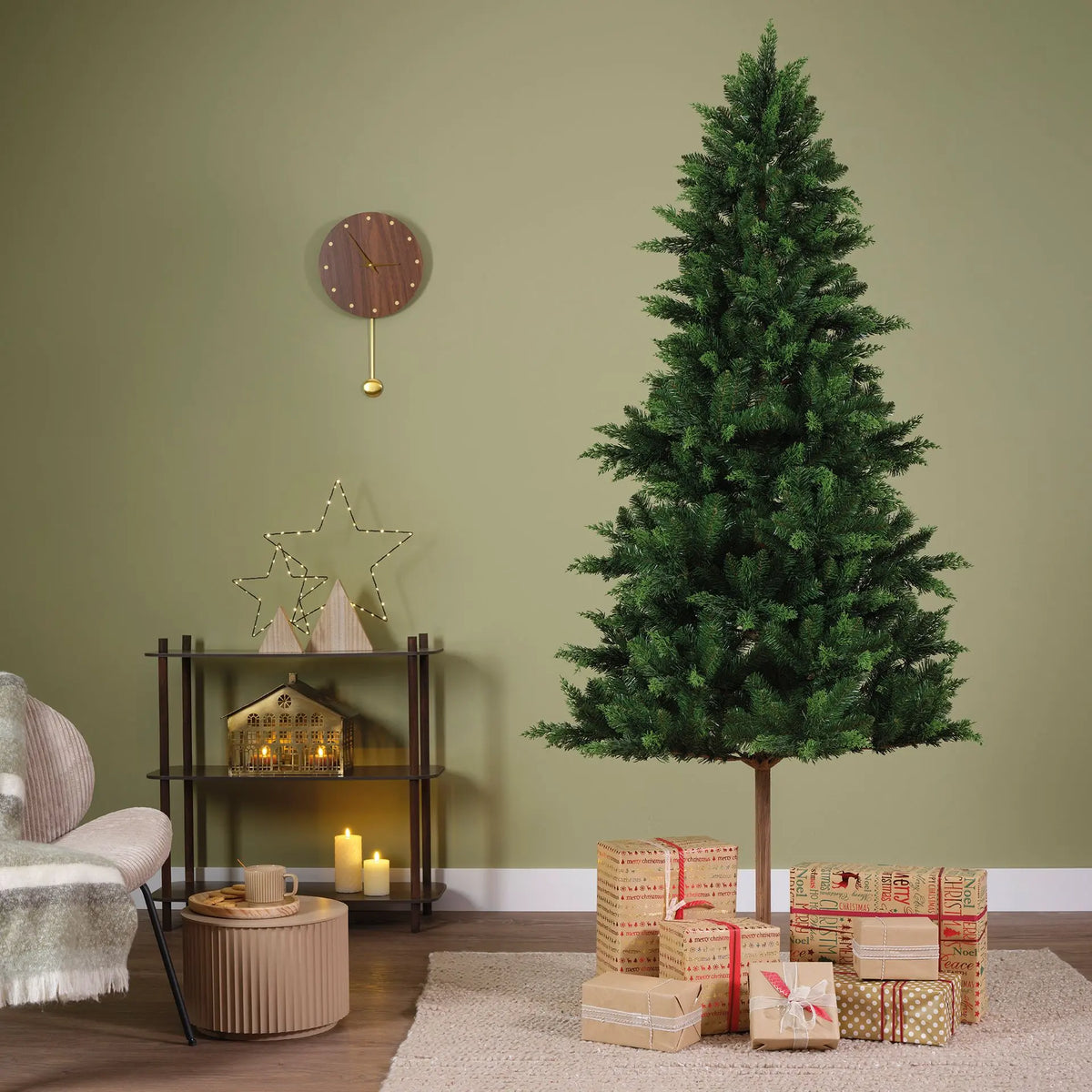 Albero di Natale Cedar Fir verde Ø92 × H180 cm