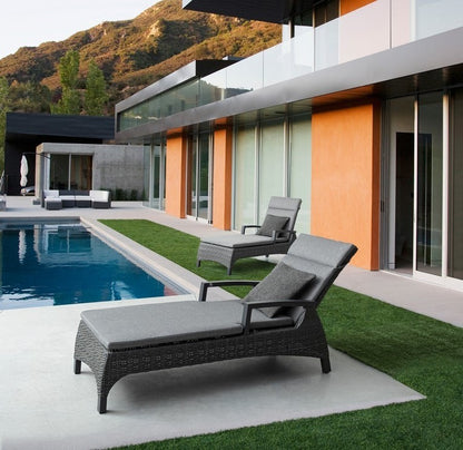 Transat avec Coussins Britton Anthracite 205 cm