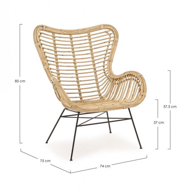 4x fauteuil Casilda