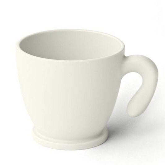 Tasse à café ligne chef blanc lait
