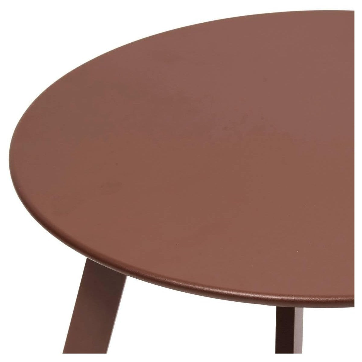 Table basse de jardin Saona Ø50x45h acajou