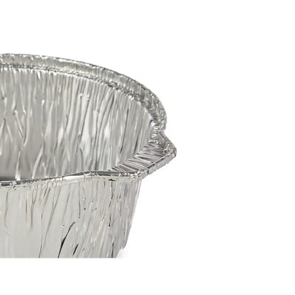Set de 3 casseroles en aluminium avec couvercles 22x13x25h cm