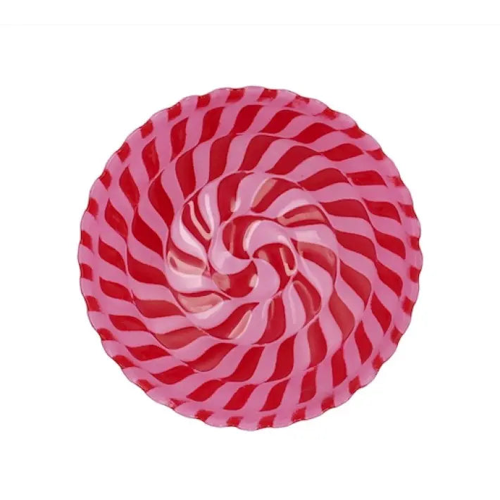 Coppetta in vetro Lush Red 16 cm