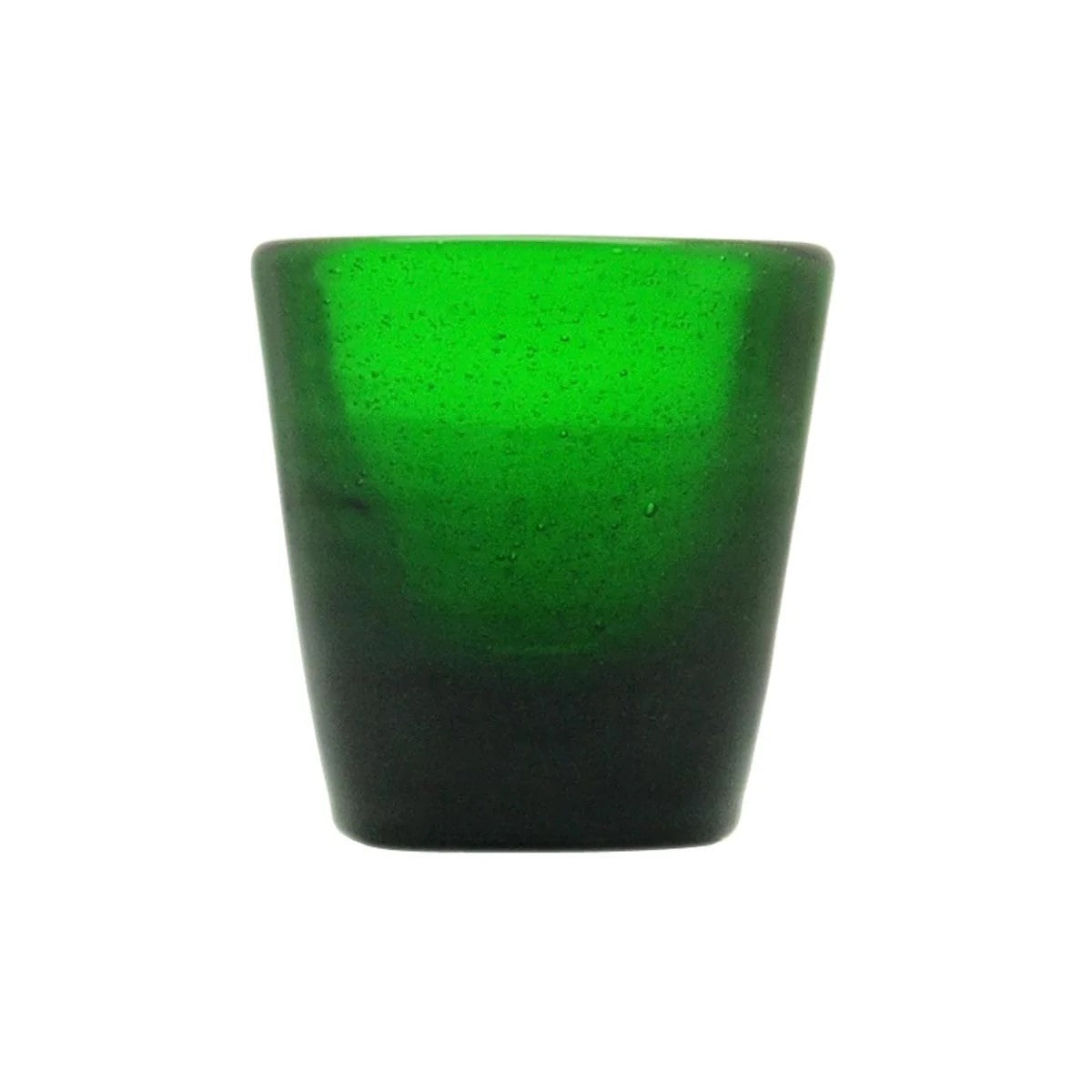Verre à shot original souvenir émeraude en verre soufflé 0,05L