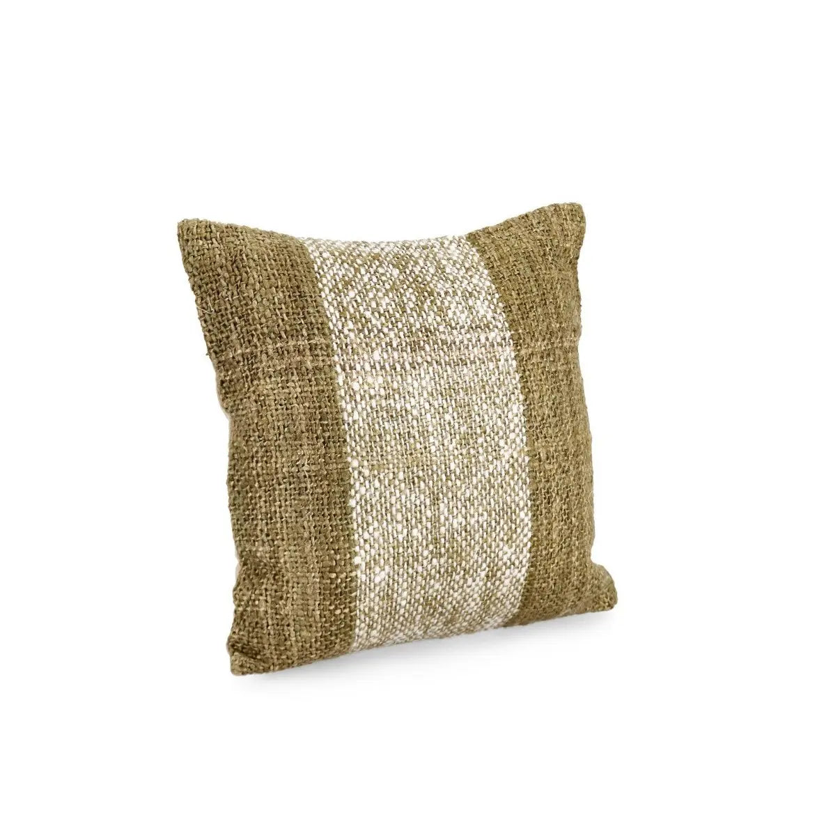Cuscino decorativo Nirav verde e beige 45 × 45 cm