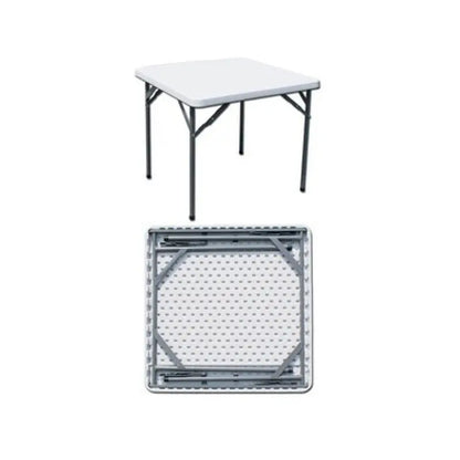 Table de restauration pliante 86 x 86 x 74 h cm