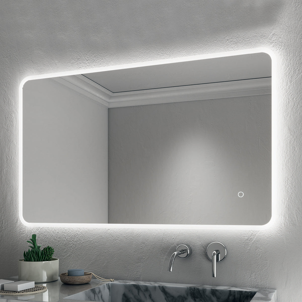 Miroir LED Vanitas 120x60 cm