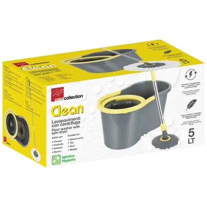 Seau pour vadrouille rotative de 5 L