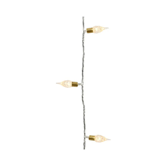 Catena luminosa LED Vintage bianco caldo 17,9 m con 8 funzioni