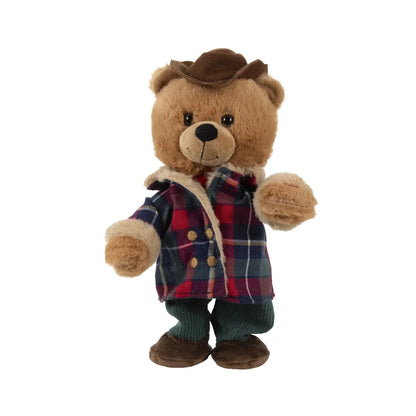 Orso natalizio con movimento 10 × 16 × H32 cm