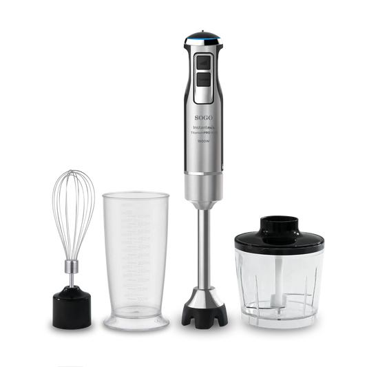 Frullatore a immersione elettrico 1600W e 3 accessori