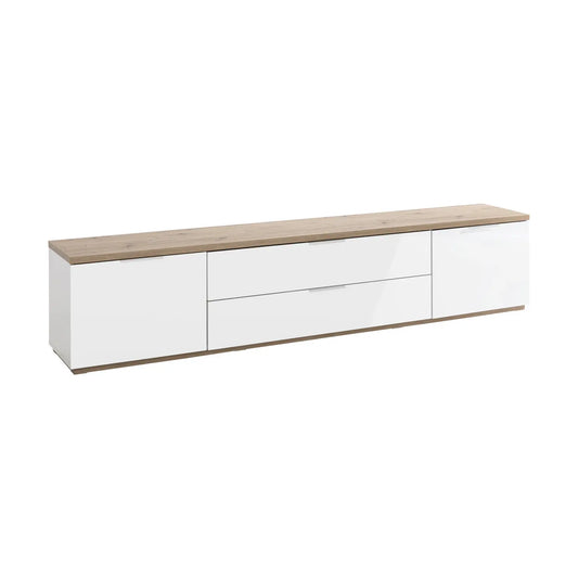 Meuble TV Mon 2 portes + 2 abattants 240x51x40,50 h cm