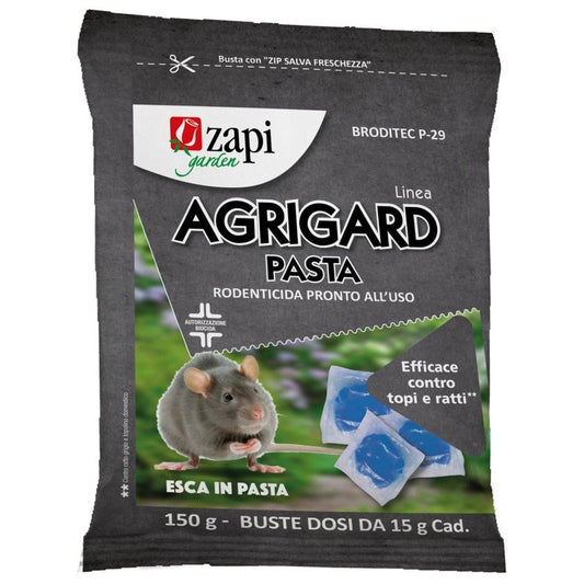 Zapi mort-aux-rats Agrigard pâte bleue 150 gr