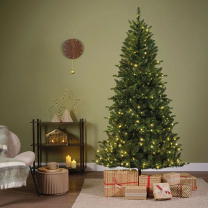 Albero di Natale Bretton Fir verde con 400 LED Ø110 × H210 cm