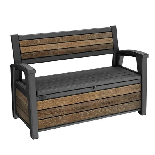 Keter Deco Bench Banc conteneur 60g 132,7x61,2x89 h cm