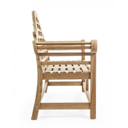 Panca da giardino in Legno teak FSC cm 150 x 63 x h 104