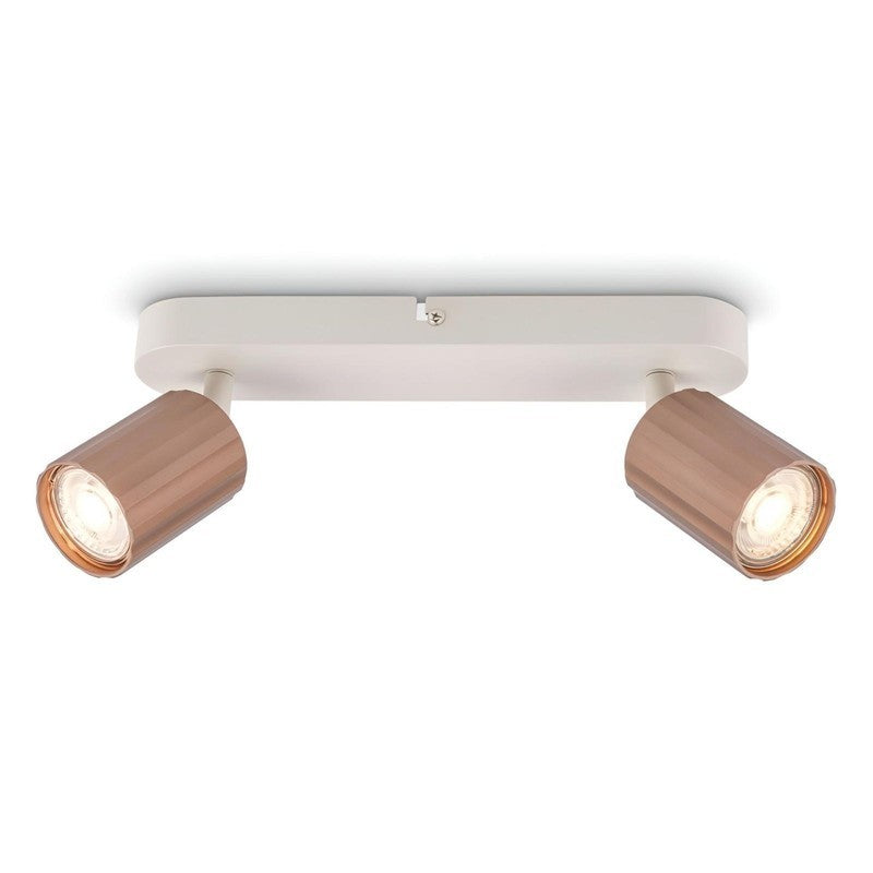 Briloner bar Skaft 2xGU10 couleur café 28 x 5,7 x 12,5 cm