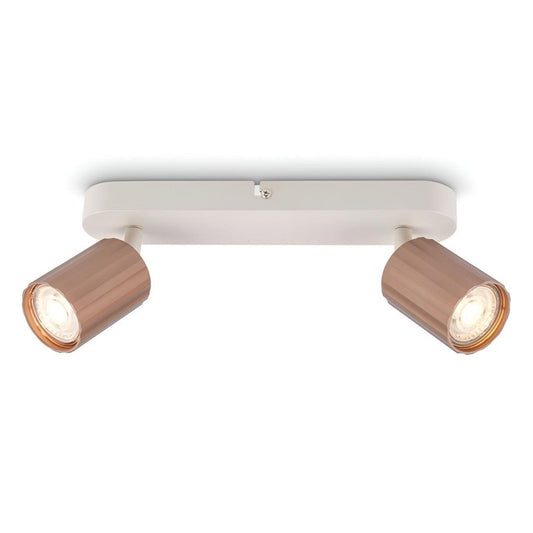 Briloner bar Skaft 2xGU10 couleur café 28 x 5,7 x 12,5 cm