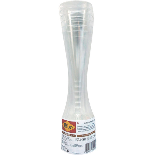 Set de 6 verres Flûte 170cc