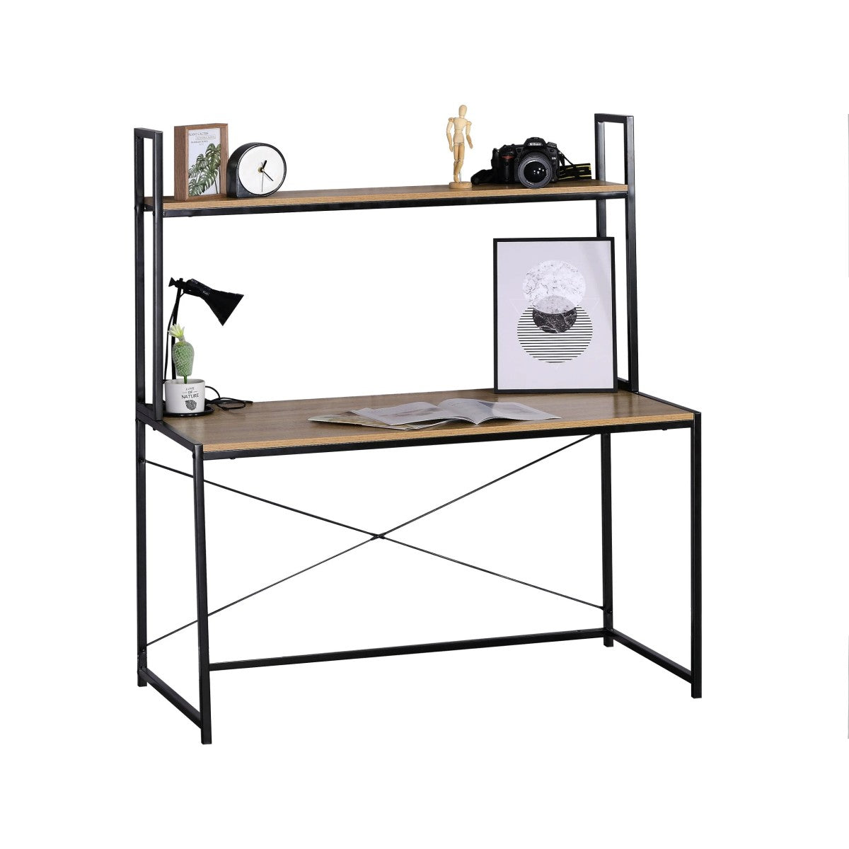 Bureau Barthy 1 étagère 120x60x138 cm