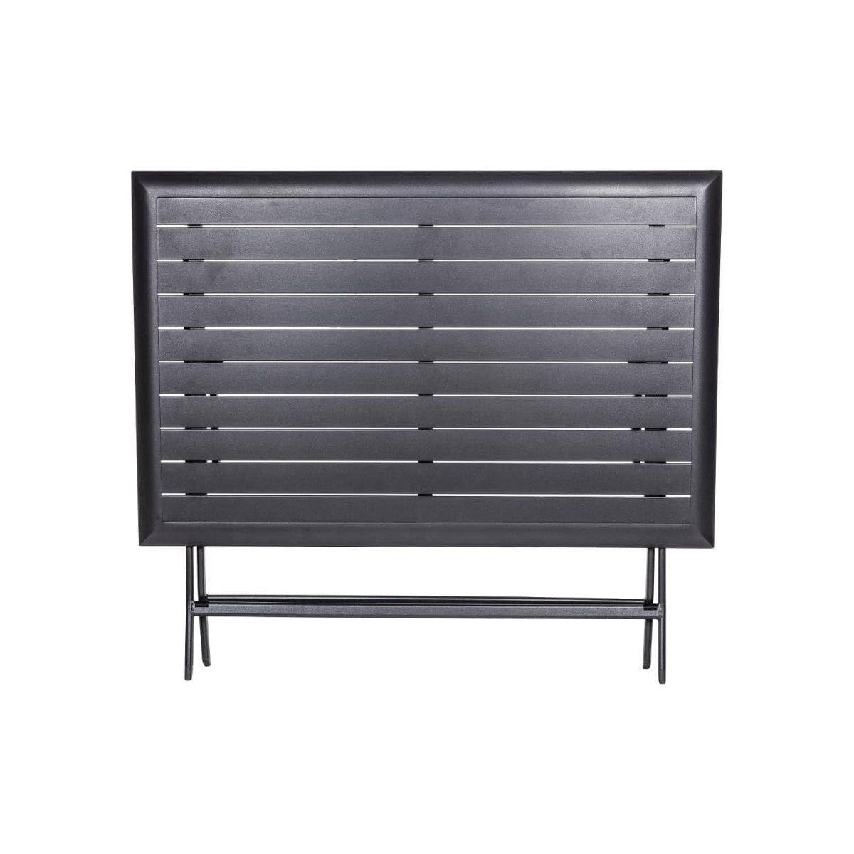 Table pliante Azua 4 places graphite 71x71x71 cm