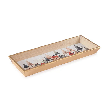 Vassoio Chilly a forma di casa 38 × 14,5 cm