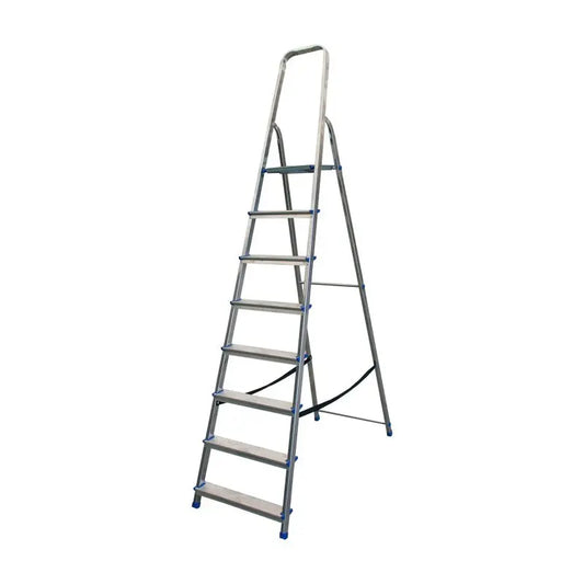 Echelle domestique 8 marches aluminium Stella Basic h 1,80 m