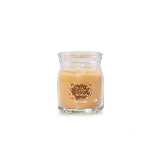 Bougie Feuilles scintillantes 368gr