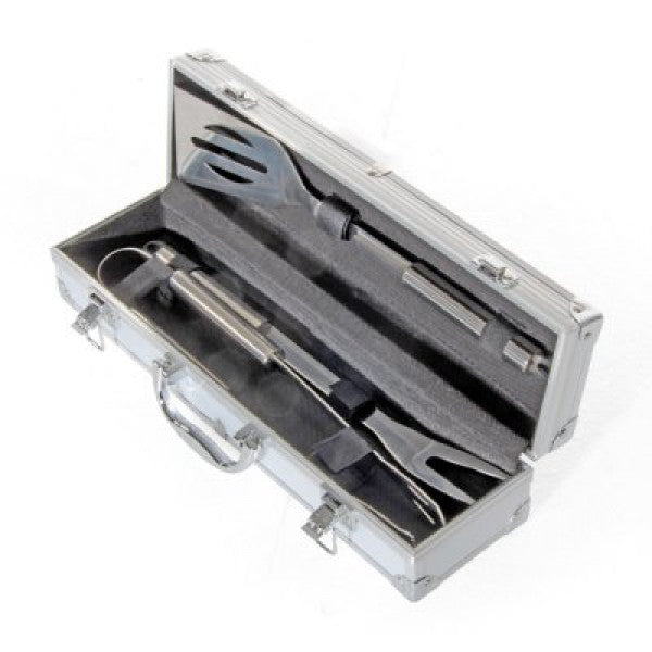 Valigetta accessori barbecue 3 pezzi