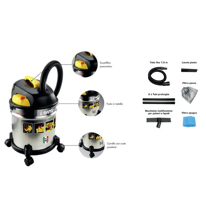Aspirateur eau et poussière Lavorwash Vac 20 S — 1 200 W