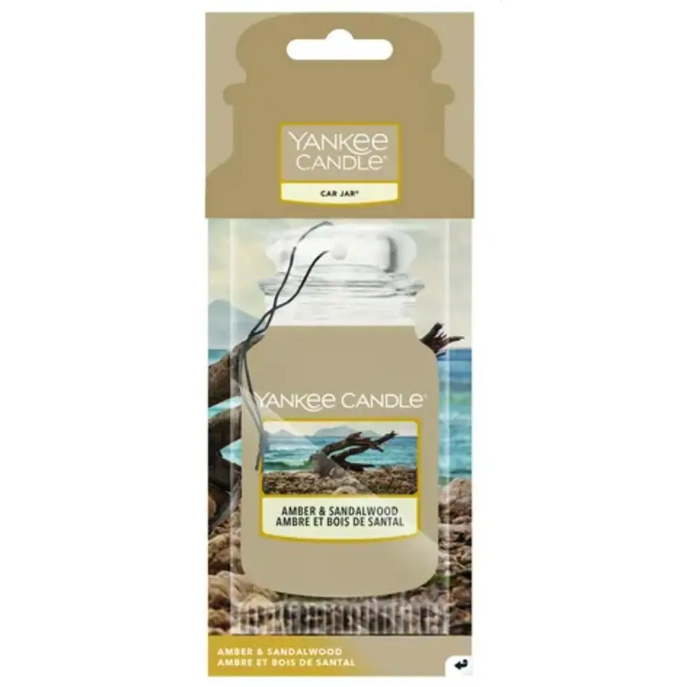 Yankee Candle Amber&Santalwood désodorisant pour voiture 12 g