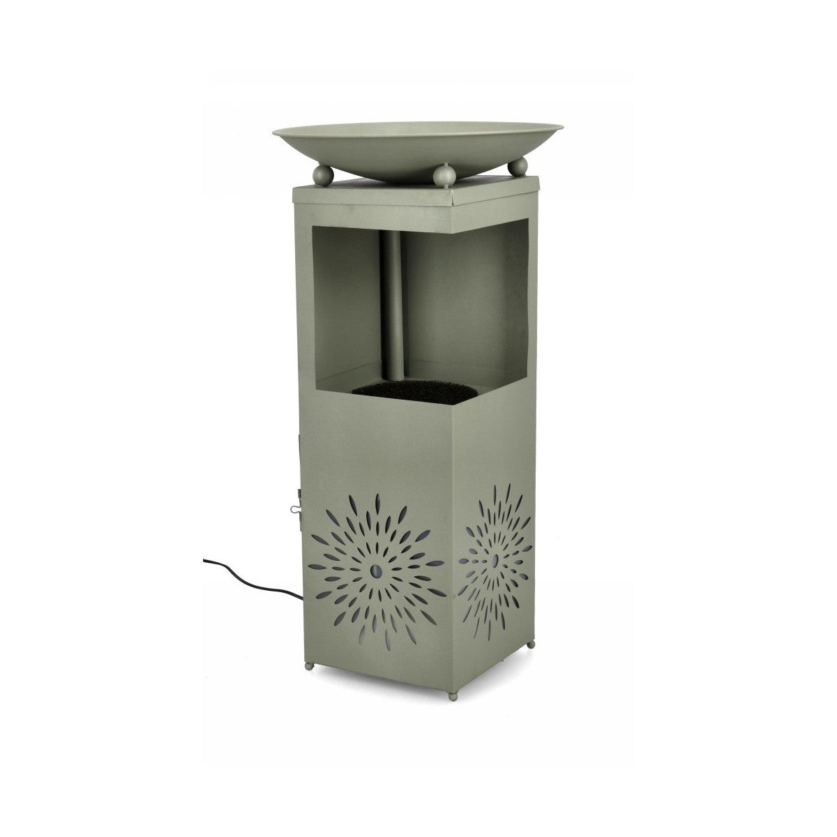 Fontaine Yuki verte Bizzotto 40,5 x 40,5 x 78h cm