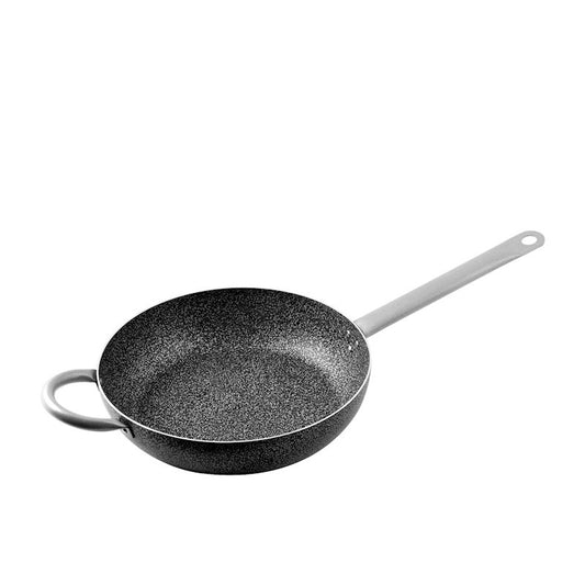 Poêle Family Stone Ø 38 cm avec 2 manches aluminium antiadhésifs