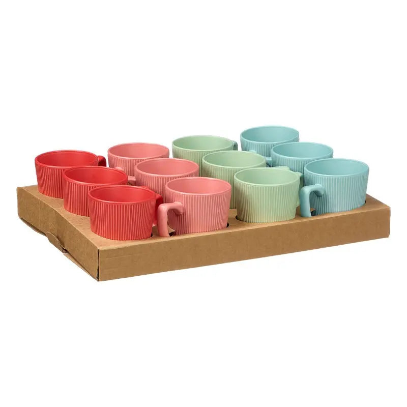 Tasse petit-déjeuner 9,8x13,5x10,7 cm h couleurs assorties