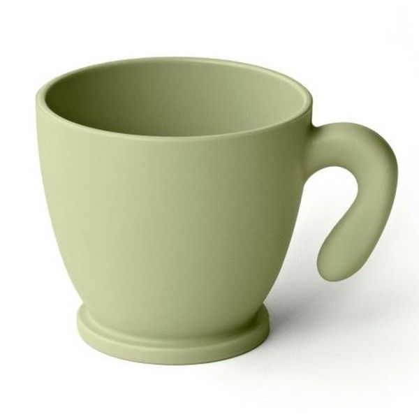 Tasse à café ligne chef vert algues