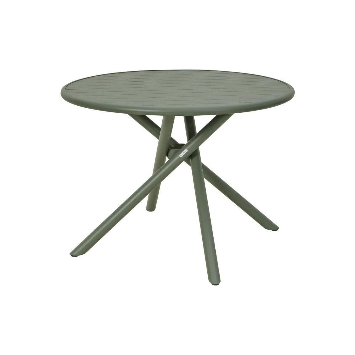 Table de jardin Nebullia 4 places Ø 105 x75h vert laurier