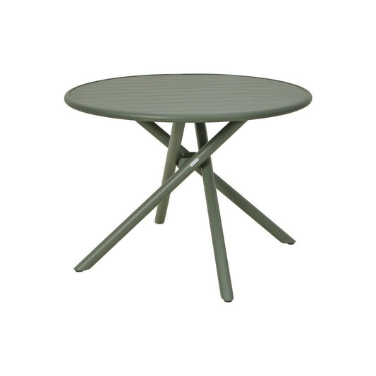 Table de jardin Nebullia 4 places Ø 105 x75h vert laurier