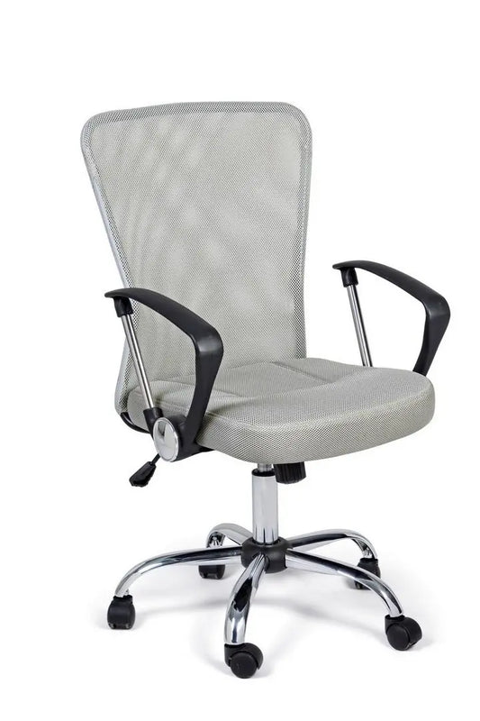 Sedia da ufficio Brisbane grigio chiaro cm 57,5x57,5x96-106h