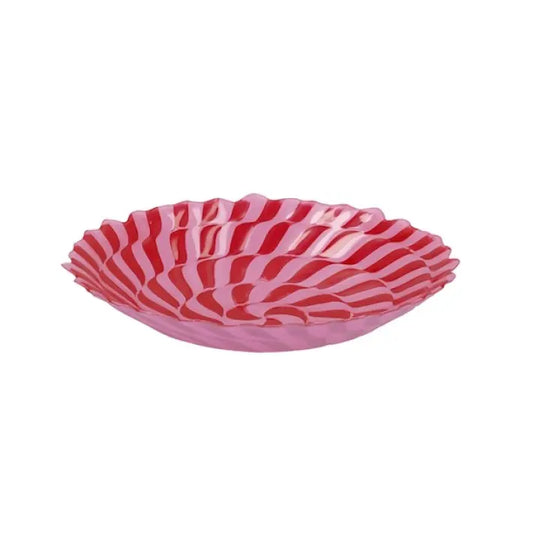 Centrotavola in vetro Lush Red 30 cm