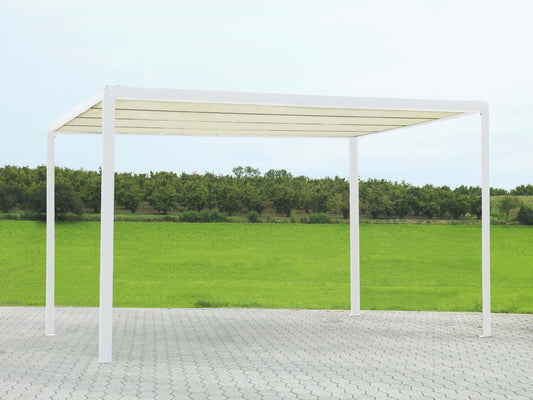 Gazebo alluminio milwaukee c-telo elettrico 3x3m x 2.5h