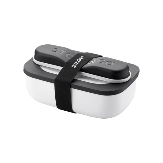 Coffret lunch avec couverts blancs 900 ml