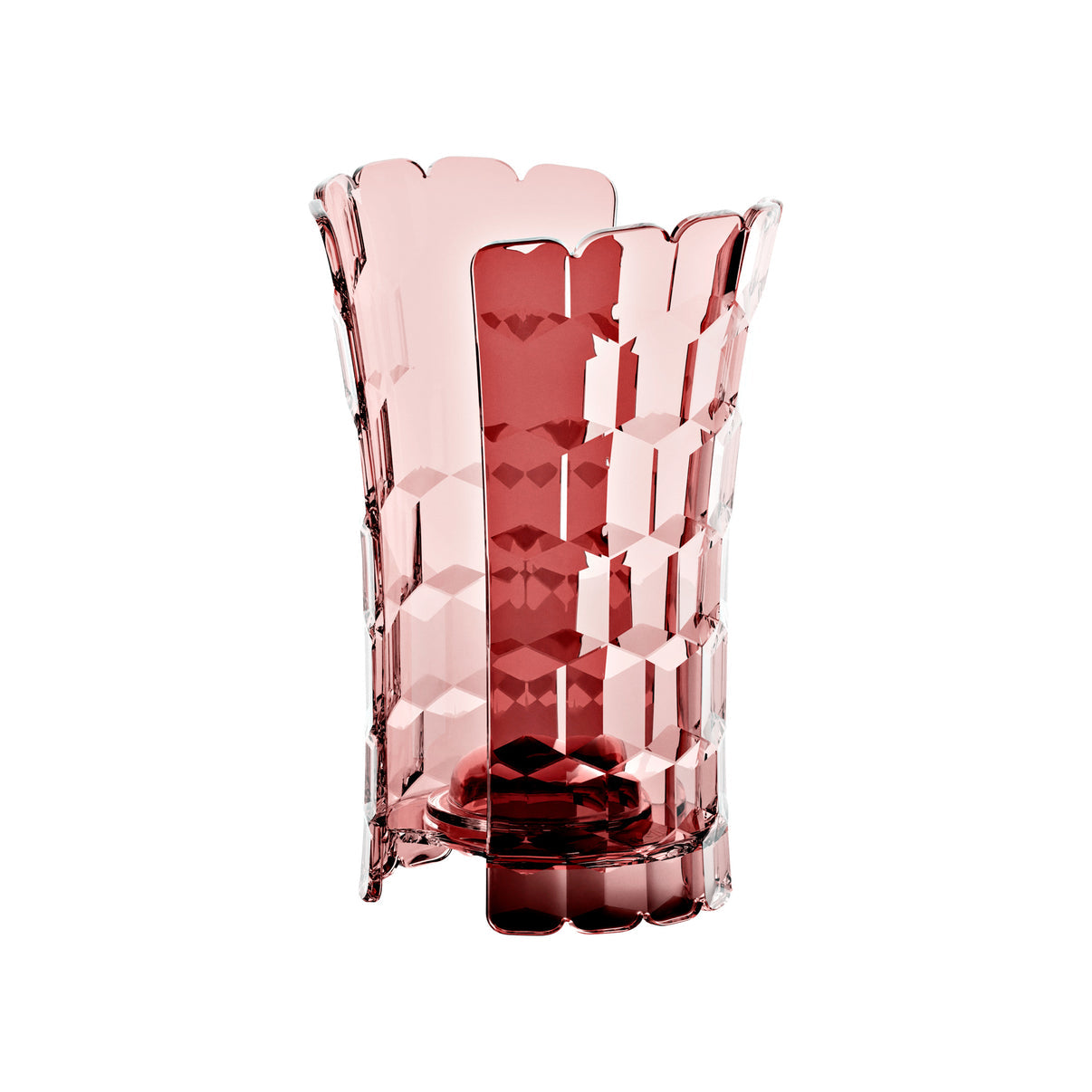 Porte verre universel Vanity couleur mauve 12 x 10,3 x H 18,3 cm