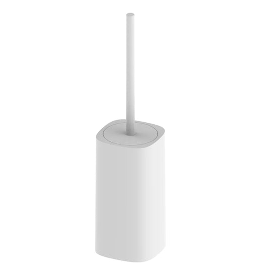 Portascopino Giotto squadrato bianco 11 × 11 × H42 cm