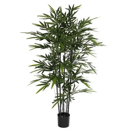 Bamboo nero artificiale in vaso H150 cm