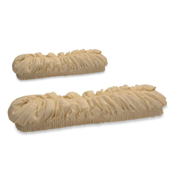 Cache radiateur en coton écru 80-140 cm