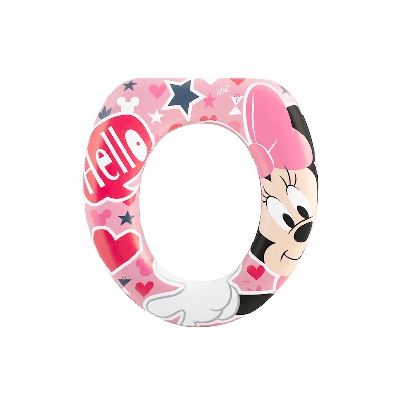 Réducteur de siège de toilette rembourré Soft Disney Minnie Icon Sans BPA +12 Mois