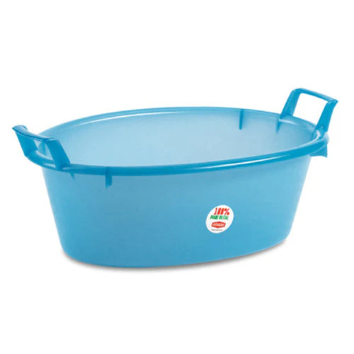 Vasque ovale bleue 45 cm