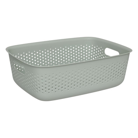 Poubelle plastique polyvalente Tila Salvia 10 L