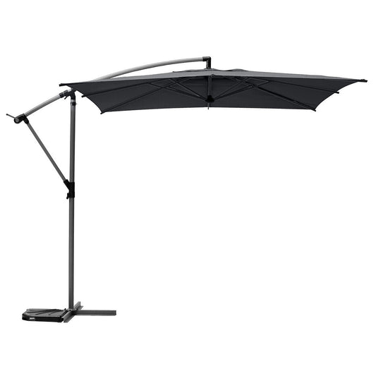 Parasol Manoa 2,5x2,5 m en polyester ardoise